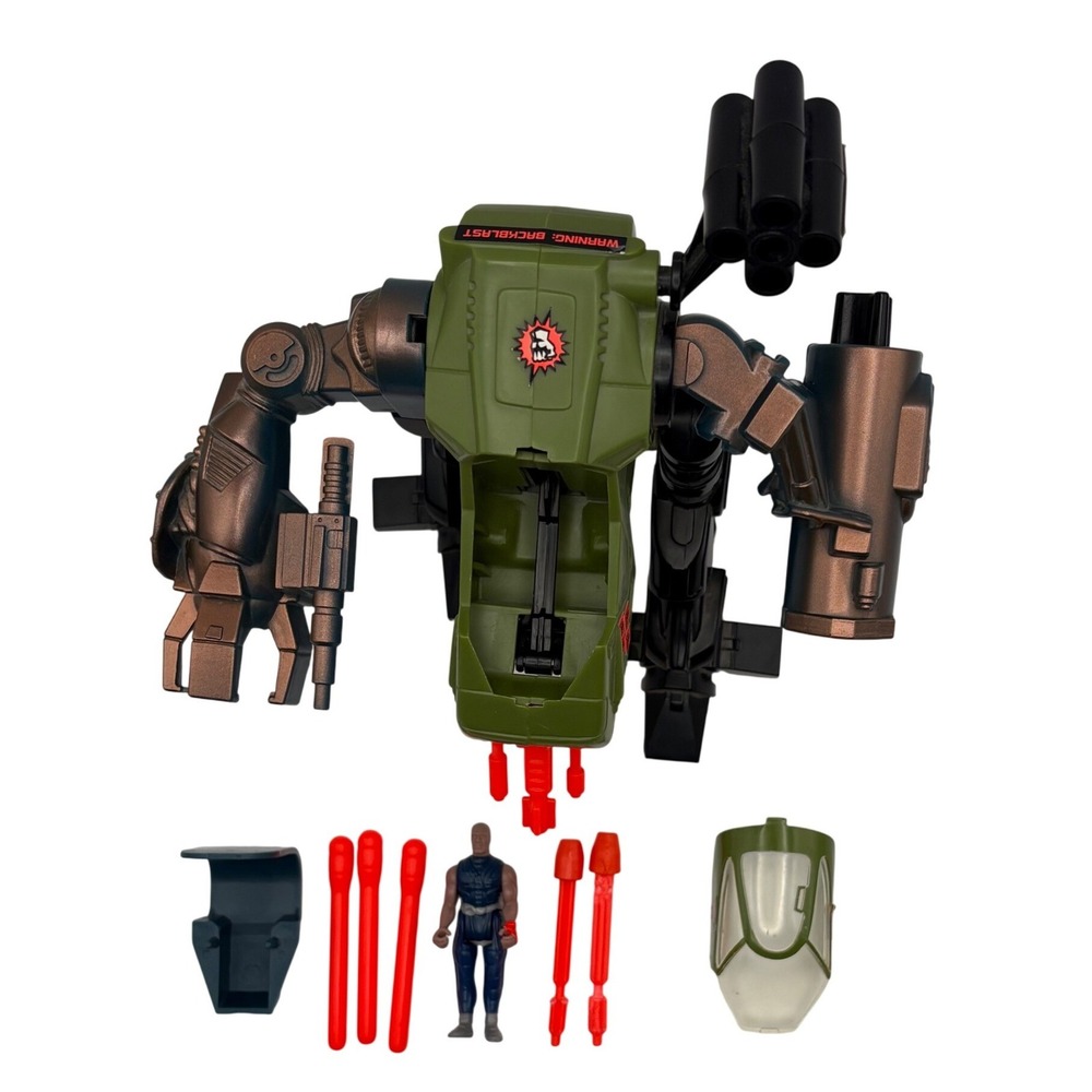 Vintage 1994 Tyco BattleTech Bushwacker Mech W/ Valten Ryder Figure Incomplete‎